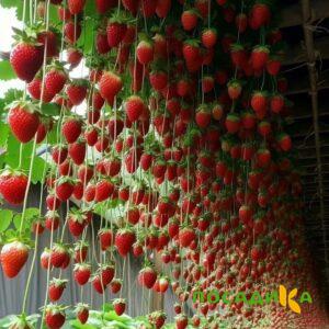 Клубника ампельная Анастасия купить по цене от 370р. в интернет-магазине «Посадика» с доставкой почтой в в Дзержинскийе и по всей России – [изображение №1].